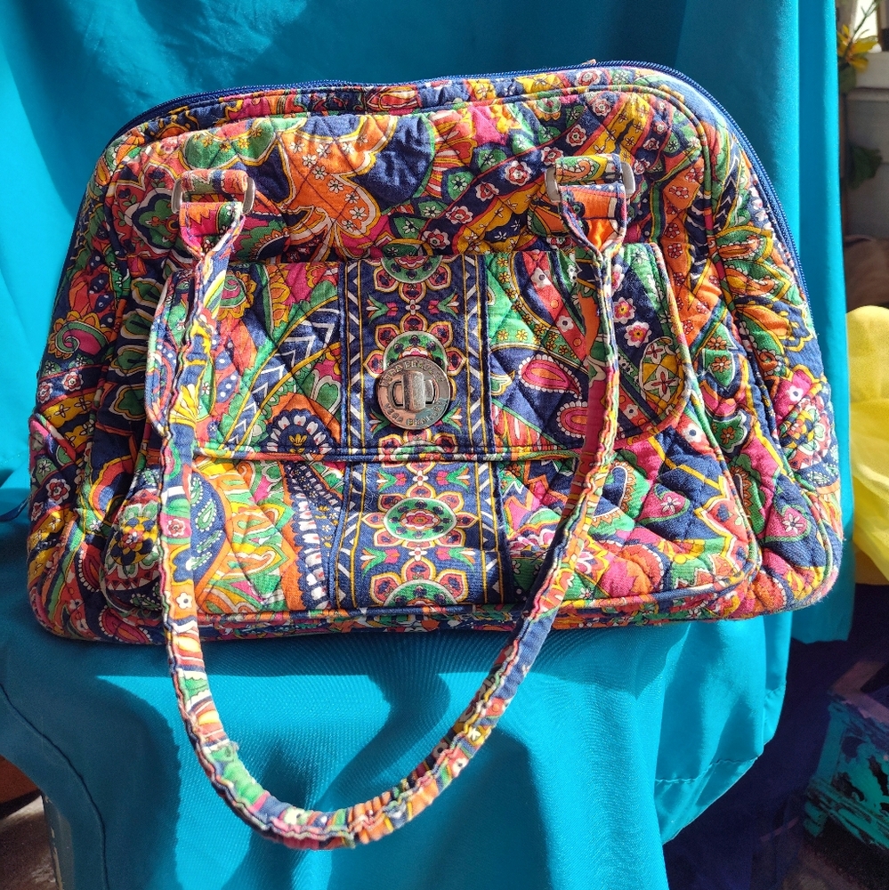 Vera Bradley tote purse medium size paisley